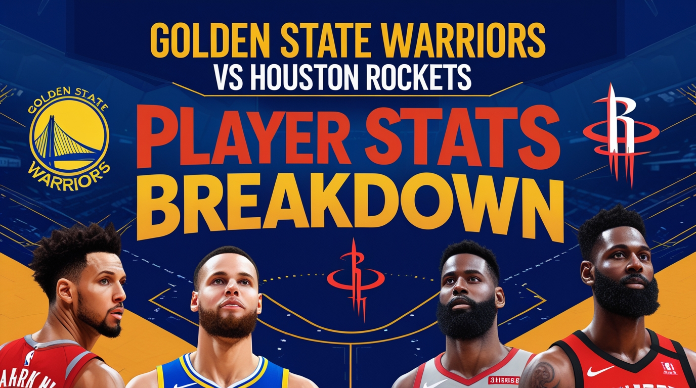 Golden State Warriors vs Houston Rockets Player Stats Breakdown
