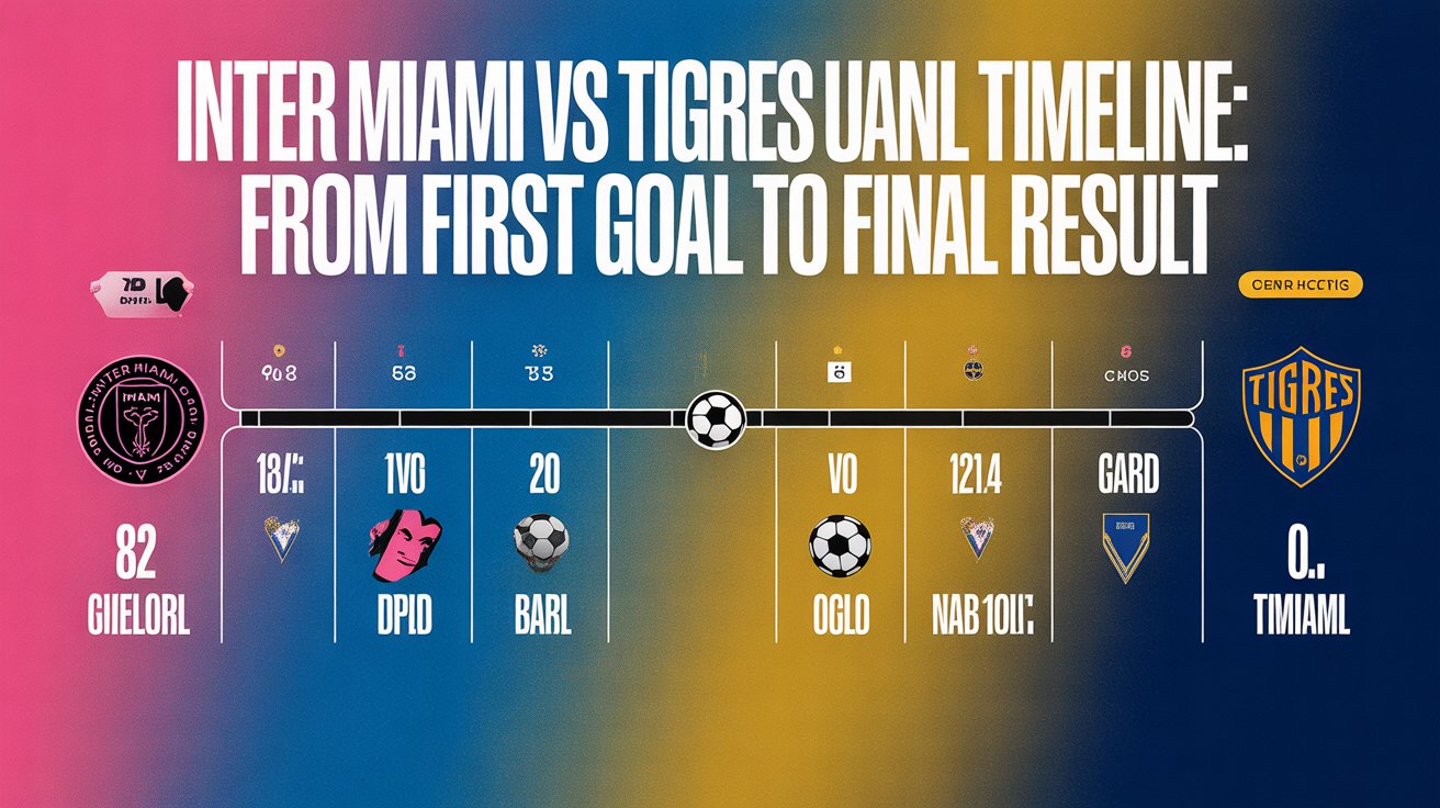 Inter Miami vs Tigres UANL Timeline: Stepwise Match Recap